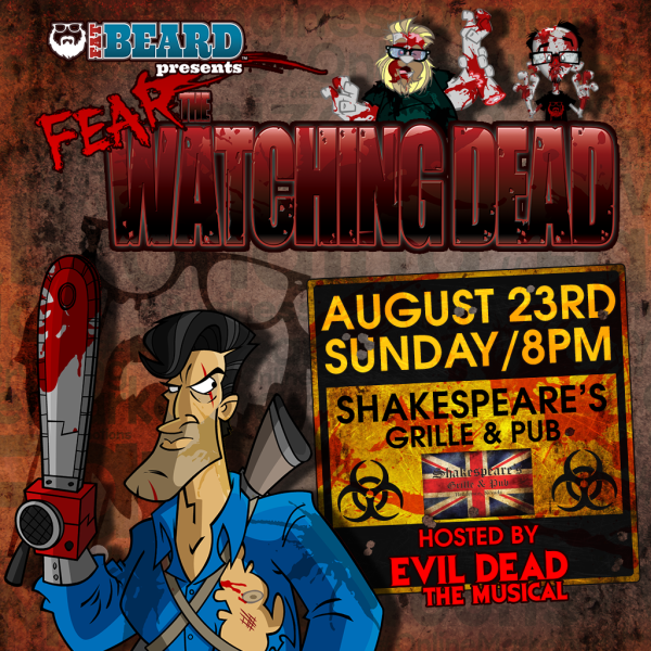 Come Fear The Watching Dead at Shakespeare's Grille & Pub