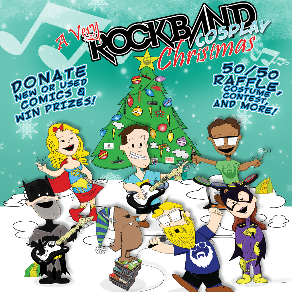 Fat Beard's A Very Rock Band Cosplay Christmas