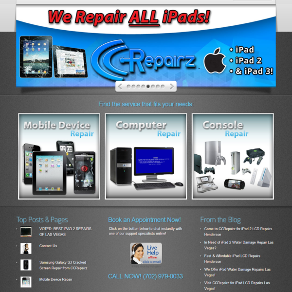 CCRepairz website
