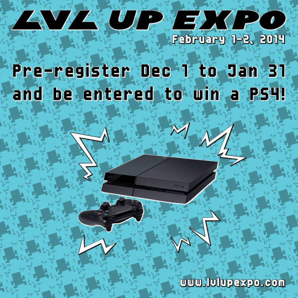 Win a FREE PS4 from LVL UP EXPO!