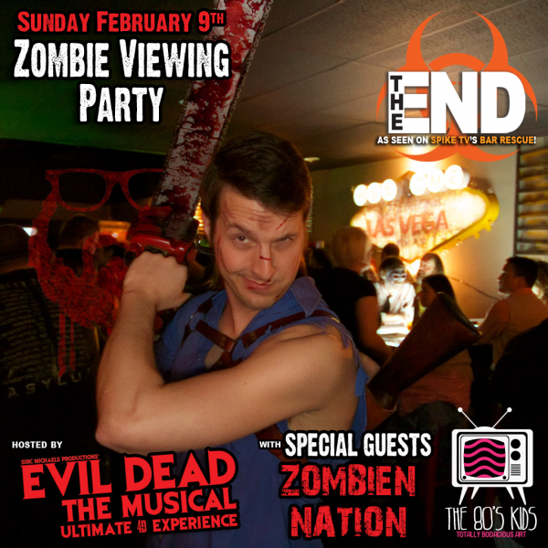 Zombie Viewing Party at The End in Las Vegas Photos